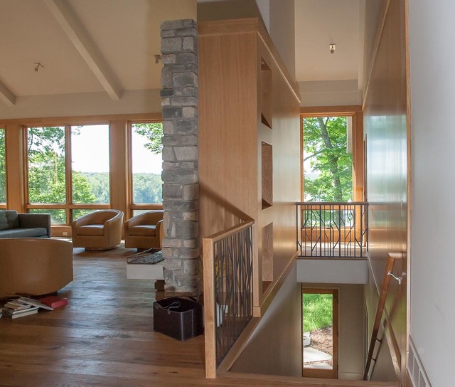 Thornapple River contemporary-staircase