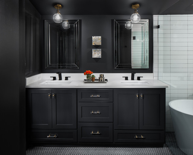Project Carr transitional-bathroom
