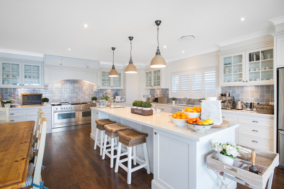 Inspiration for a coastal kitchen remodel in Central Coast