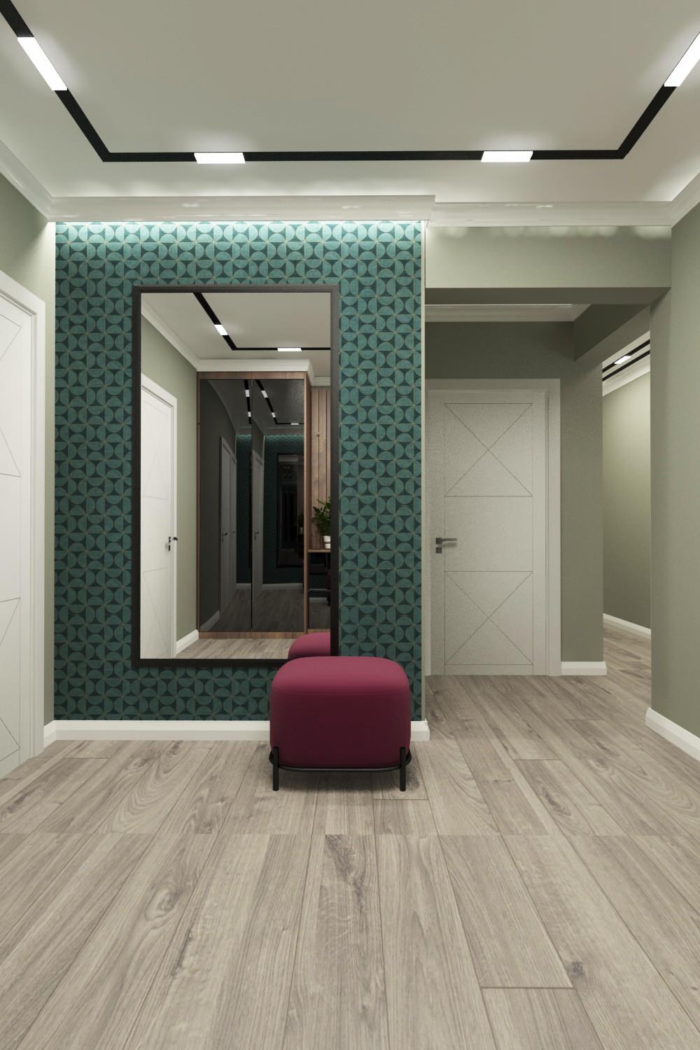 Трехкомнатная квартира в современном стиле в г. Новороссийск