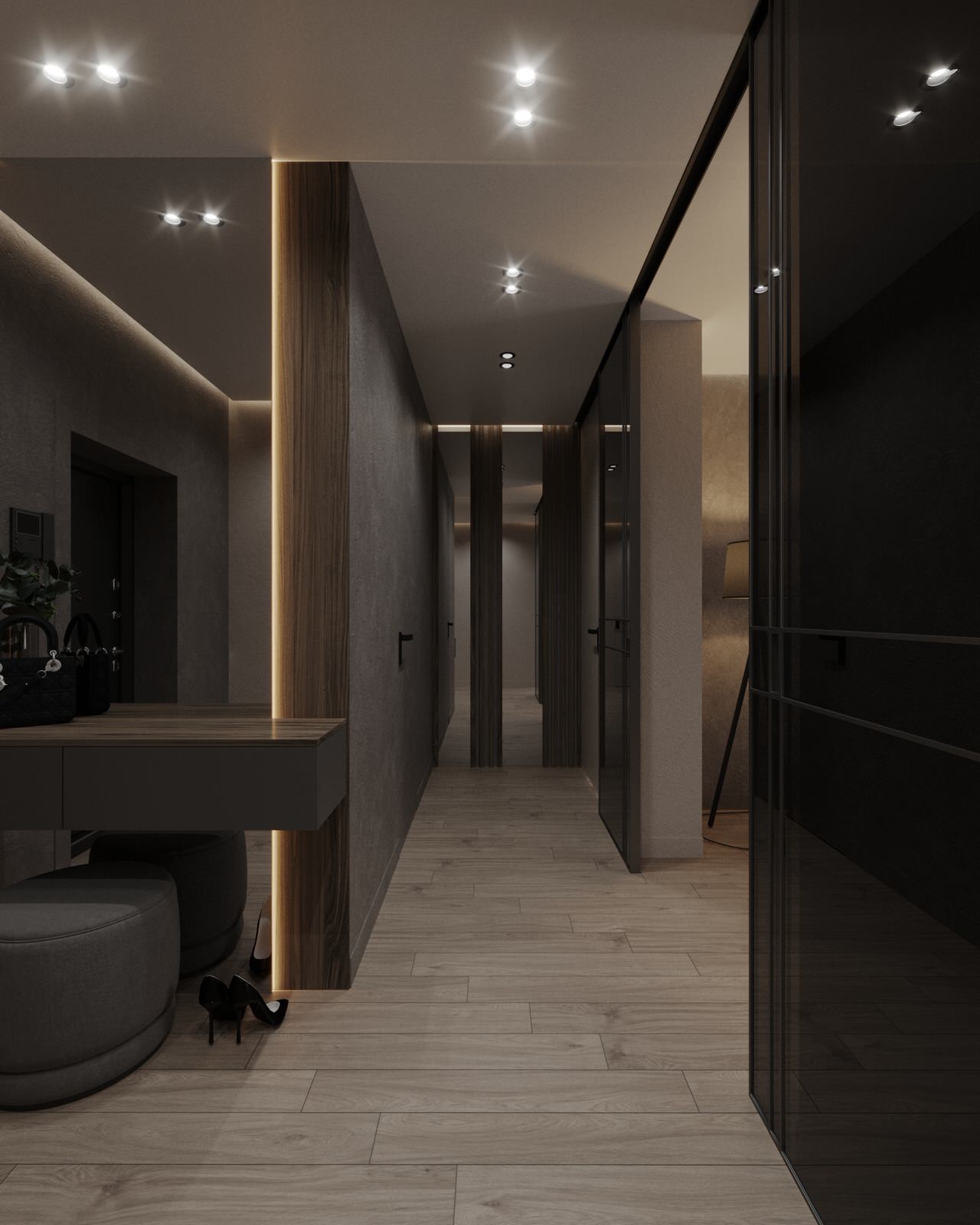 Двухкомнатная квартира с современным дизайном