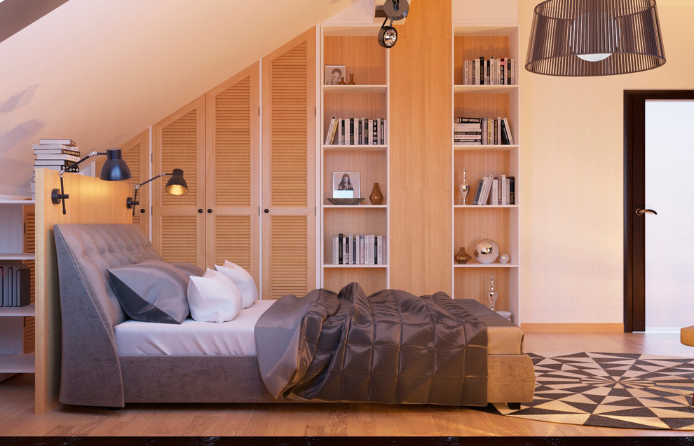 Интерьер спальни в доме во Владивостоке