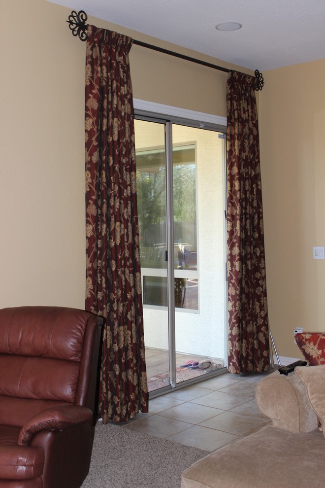 Inspiration for a transitional home design remodel in Phoenix