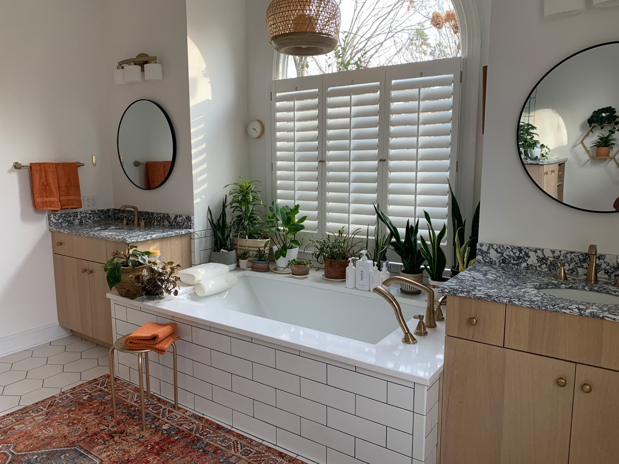 Eclectic Boho Master Bath