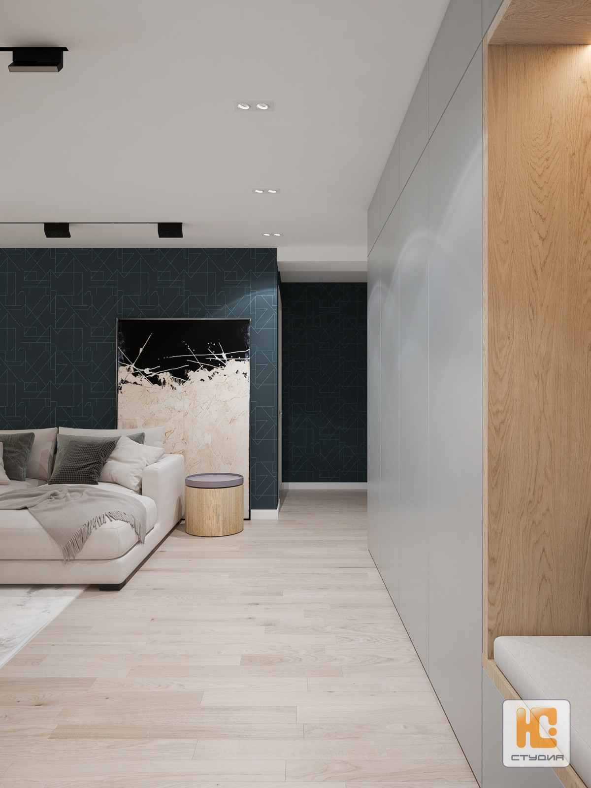 Дизайн-проект квартиры 84.00 м/кв