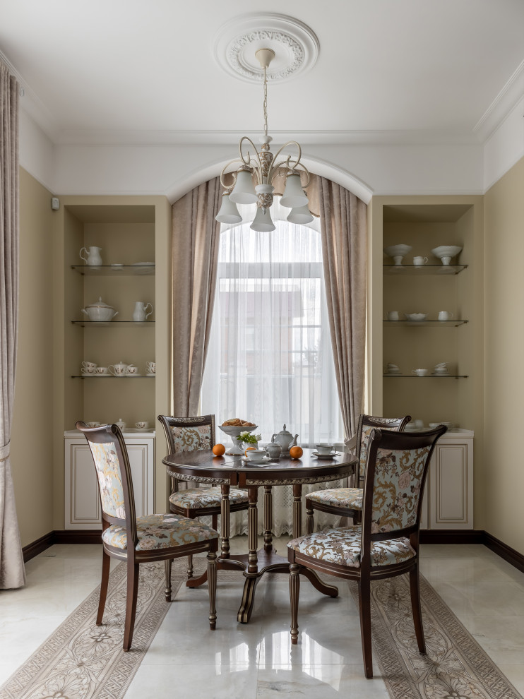 This is an example of a traditional dining room in Other.