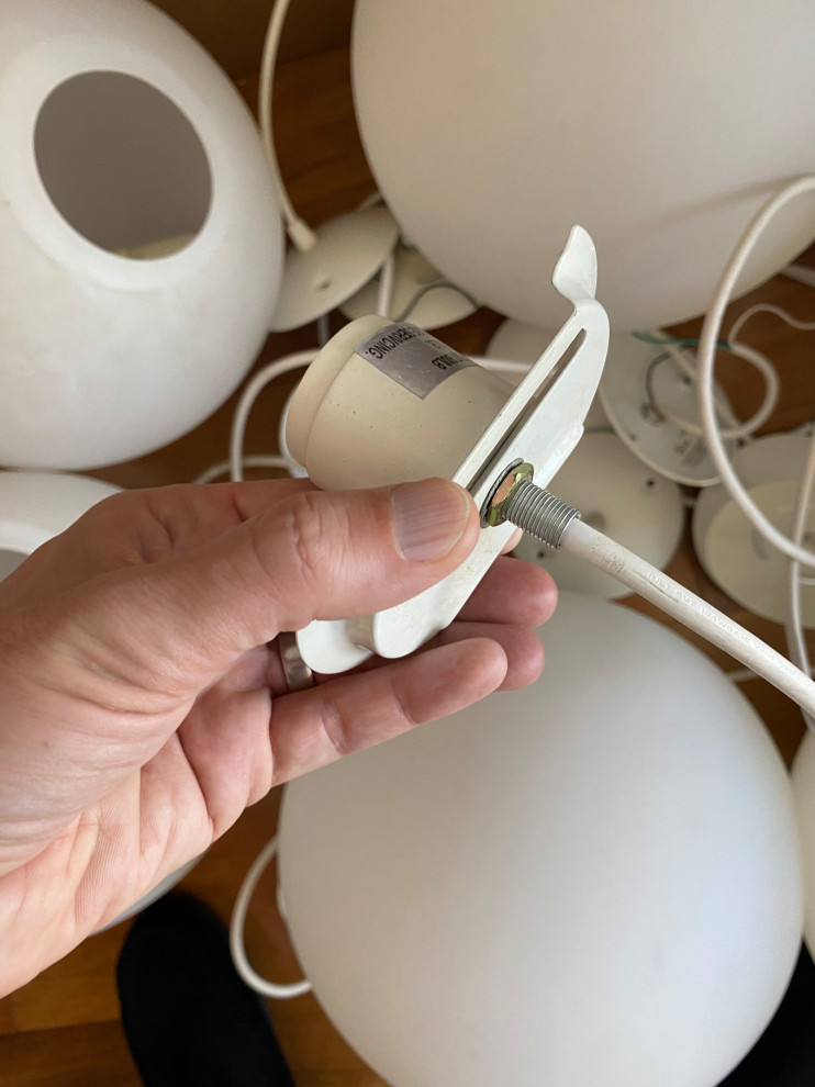 Change light fixture from fluorescent to standard