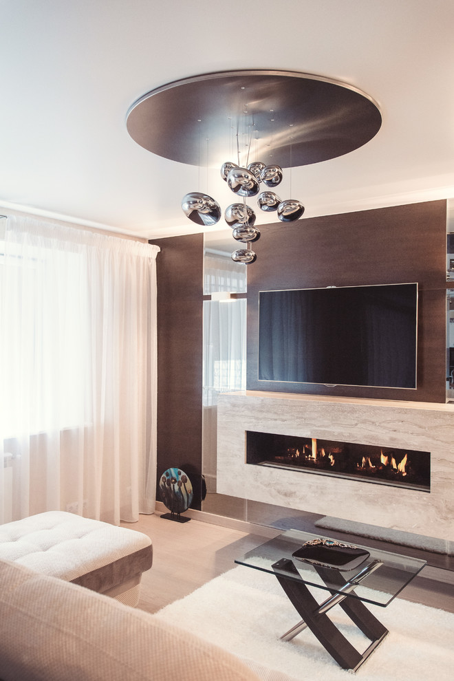 Кухня-гостиная в современном стиле