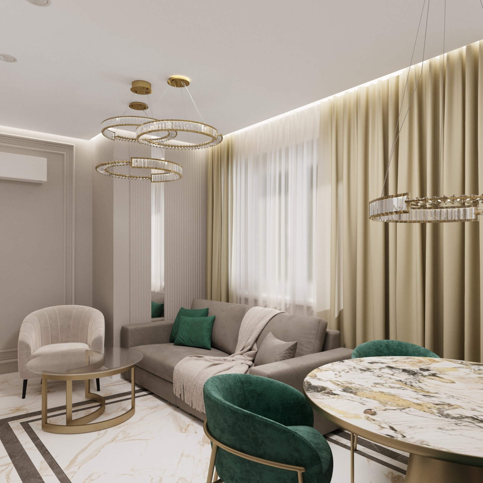 Квартира в стиле ар деко