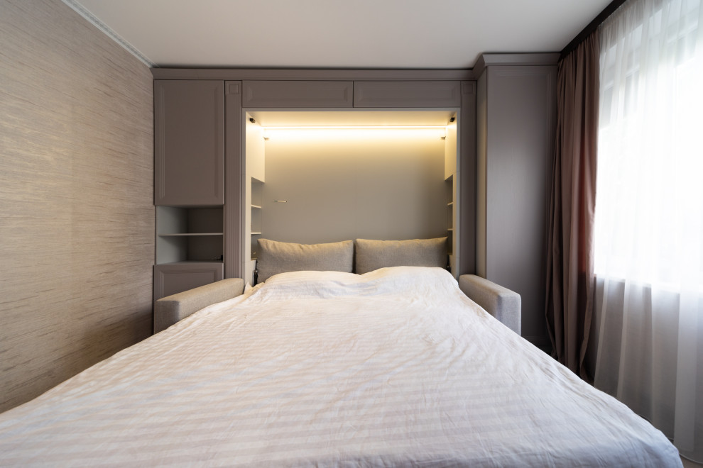 Шкаф кровать трансформер в классическом стиле