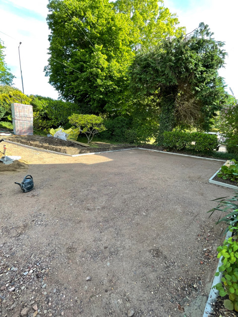 Driveway - paving blocks contemporary-uteplats