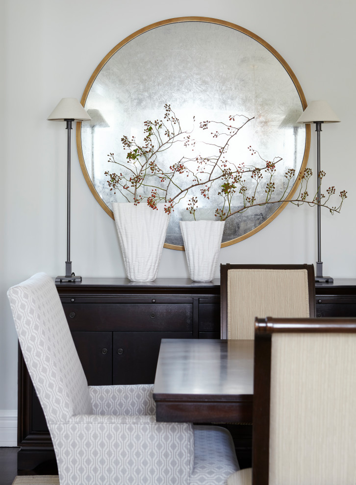 Inspiration for a transitional dining room remodel in Toronto