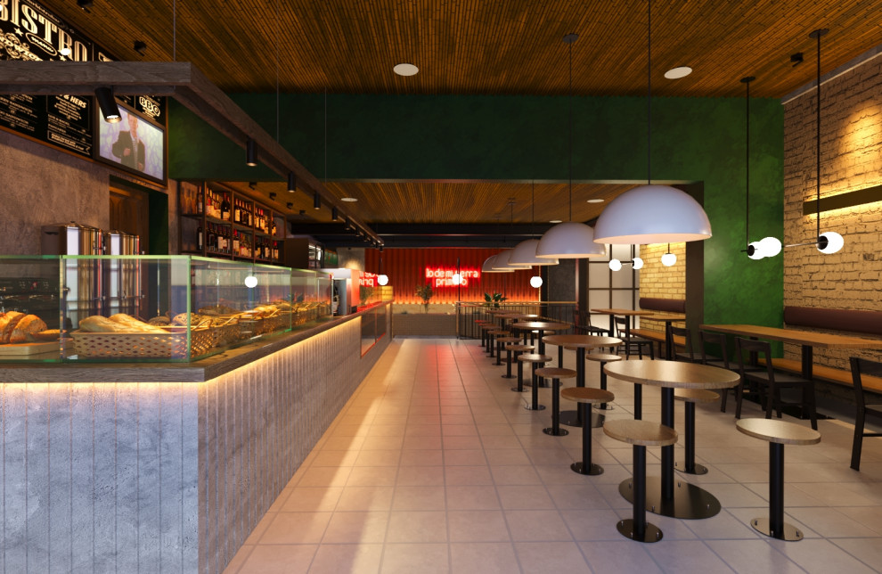 Визуализация ресторана