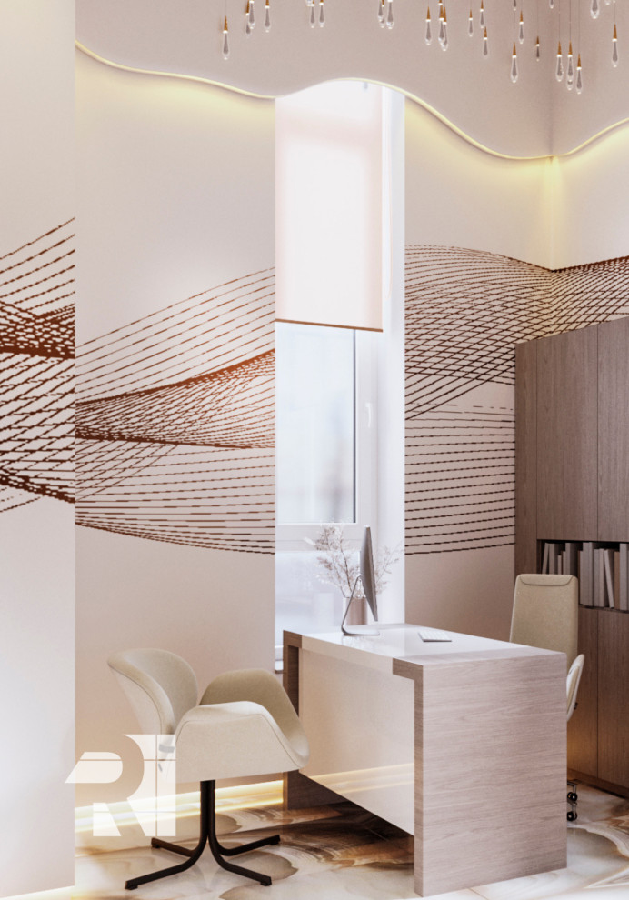 Дизайн салона красоты в стиле современный ар-деко