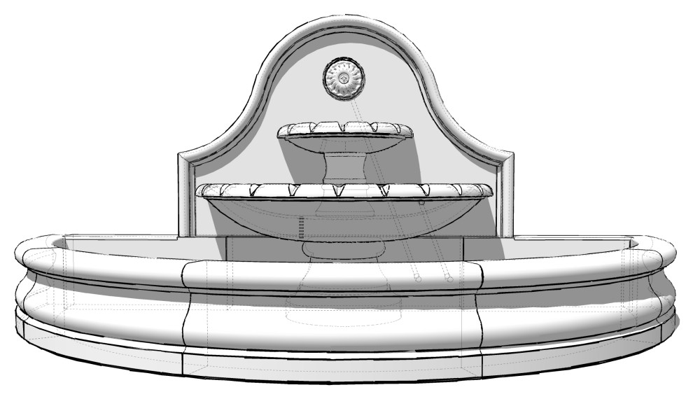 Custom Wall Fountain Design