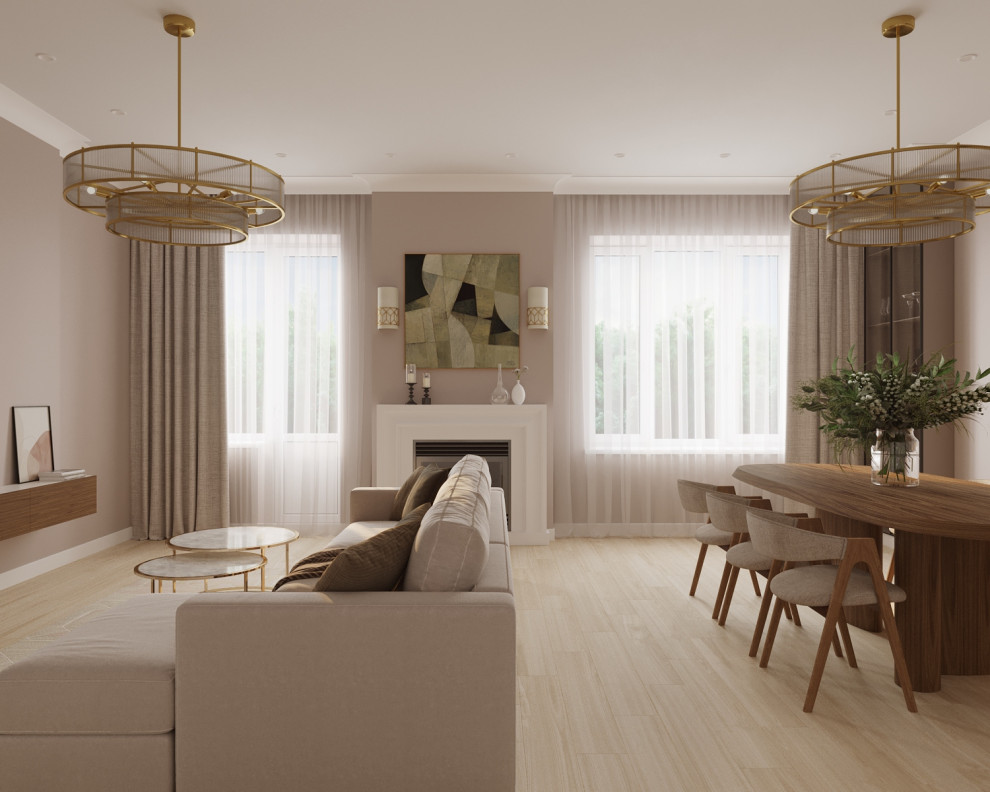 Гостиная в квартире в центре Казани