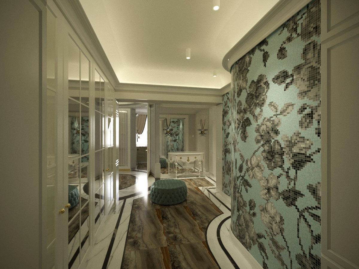 Неоклассика с нотками прованса.