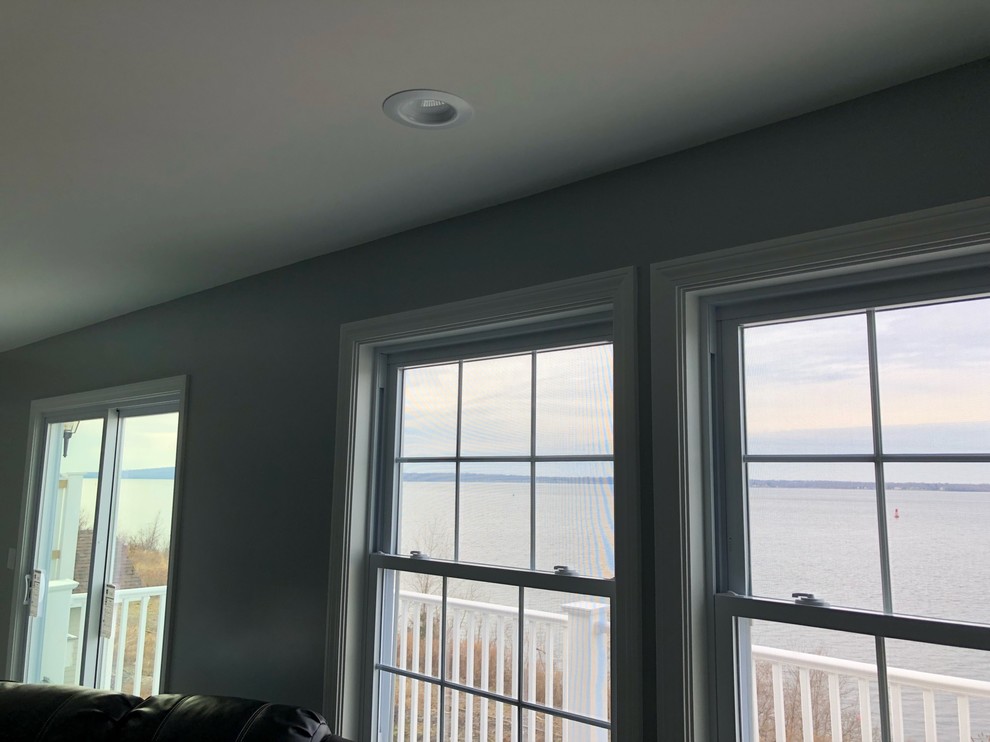 How high to hang curtains uneven heights.