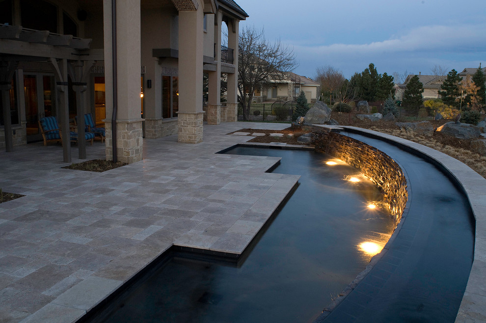 Photo of a traditional pool in Denver.