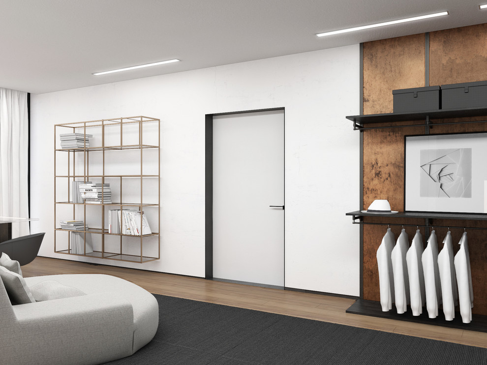 Гардеробная, совмещенная с кабинетом