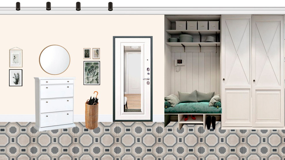 Прихожая коллаж