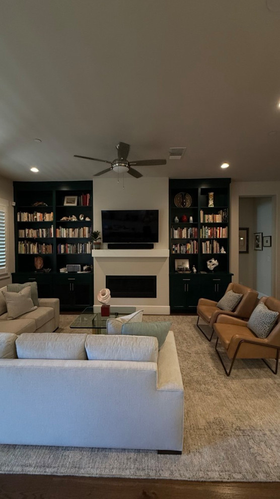 COHESIVE FAMILY ROOM DESIGN — SACRAMENTO AREA