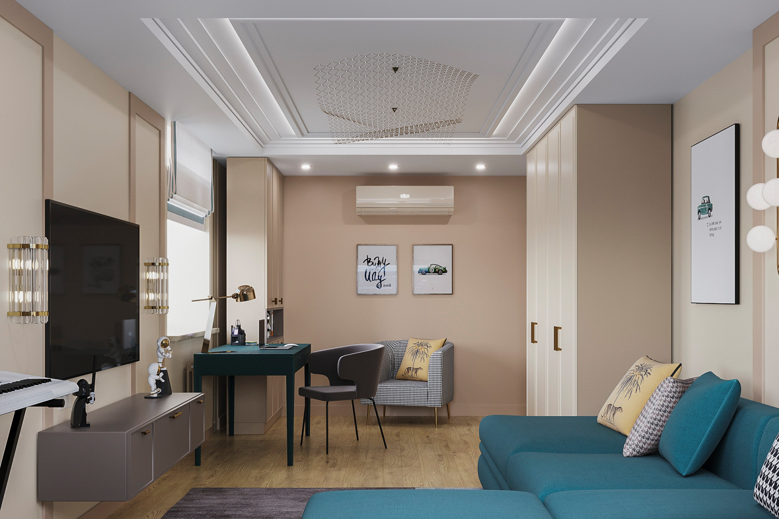 Кашемир беж. Квартира 130 кв.м. на Зоологической ул.