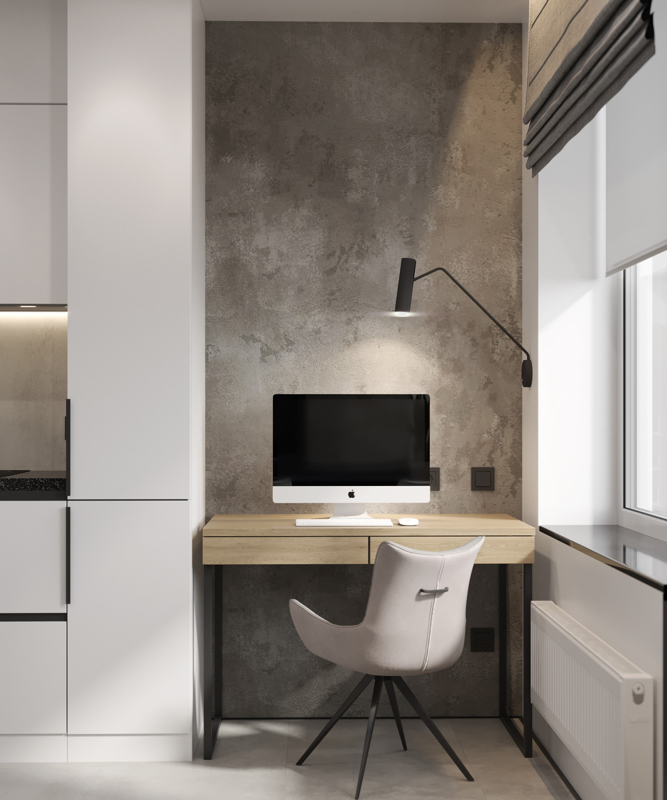 Проект однокомнатной квартиры в ЖК Среда