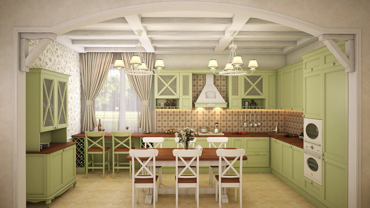 Дизайн проект дома в стиле "Прованс"