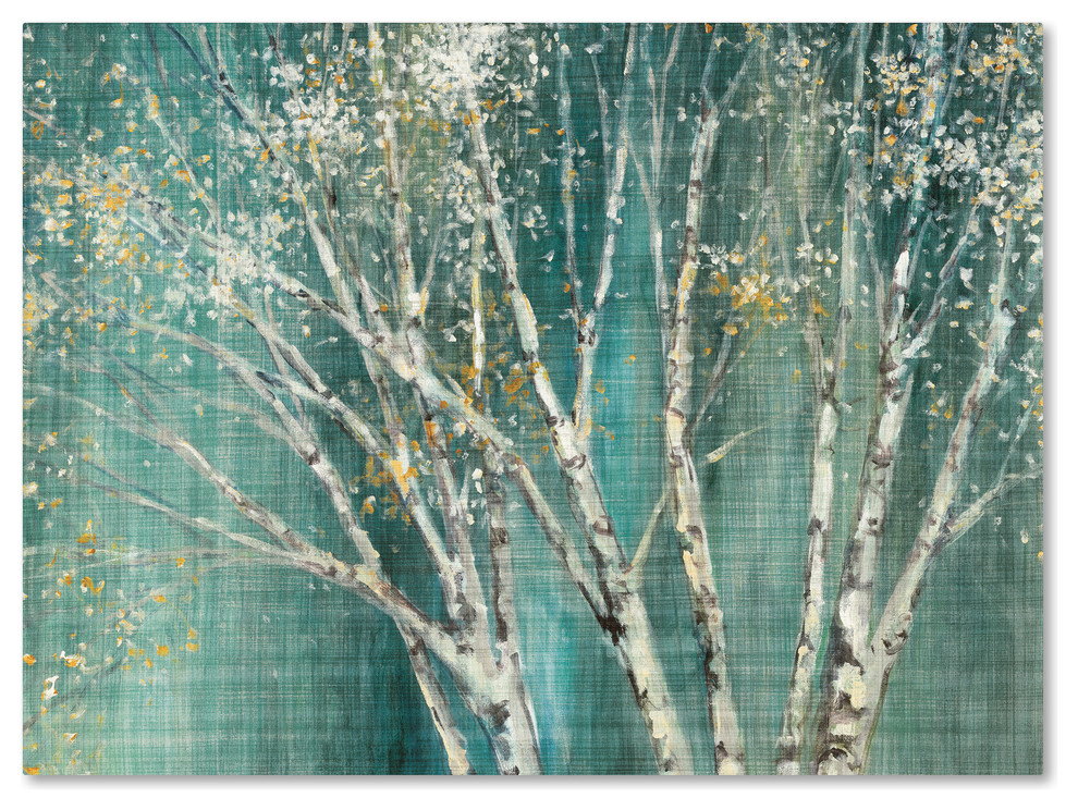 Julia Purinton 'Blue Birch' Canvas Art, 24" x 32"