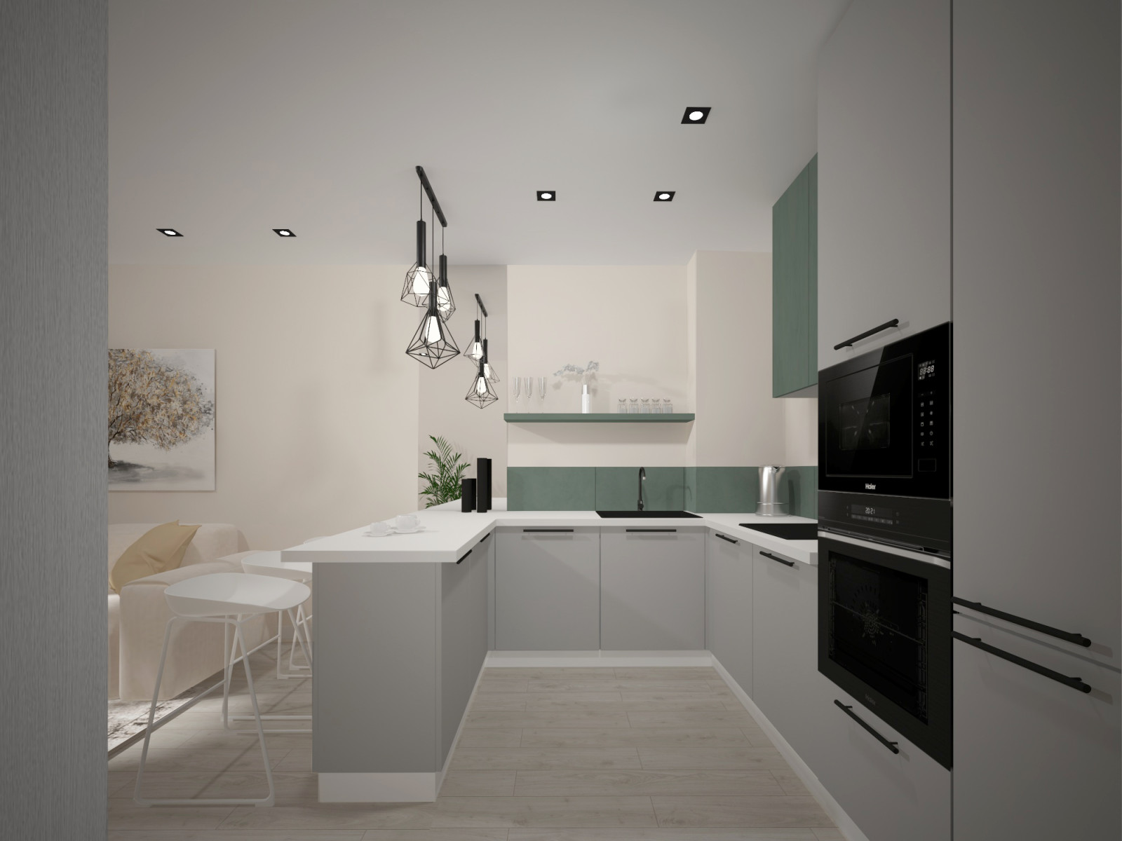 Современная квартира под сдачу в аренду.