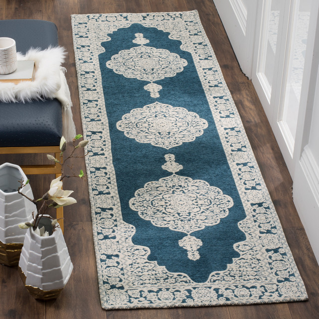Safavieh Marbella Collection MRB615 Rug, 2'3"x8' Traditional Hall And Stair Runners by