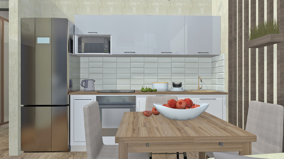 Доступный интерьер в ЖК Новый.