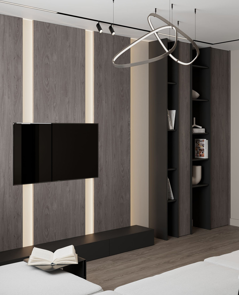 Дизайн-проект квартиры для семейной пары в современном стиле