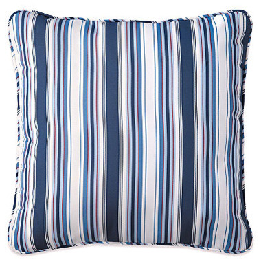 15" Throw Pillow 15"Sq.x6" - Nautical Stripe