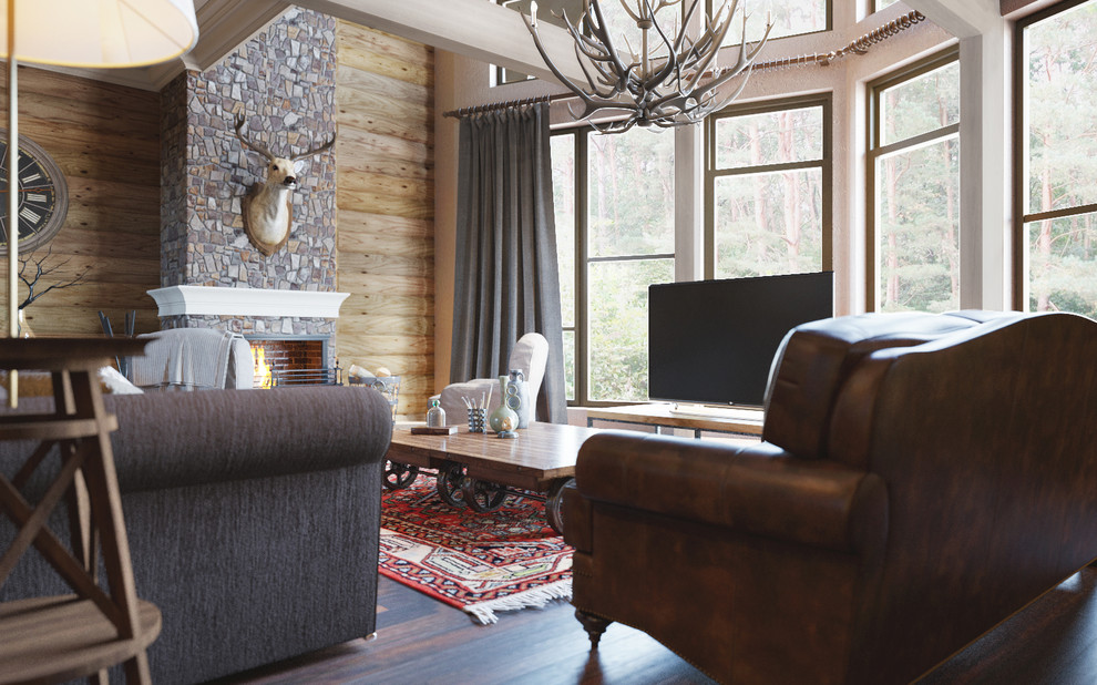 Загородный дом в эко-стиле