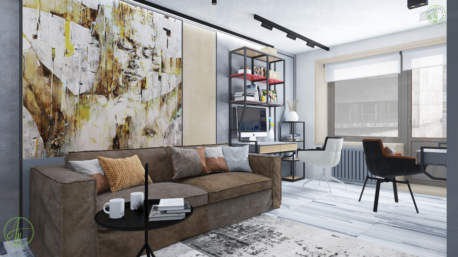 "Концепт серого в Брежневке"