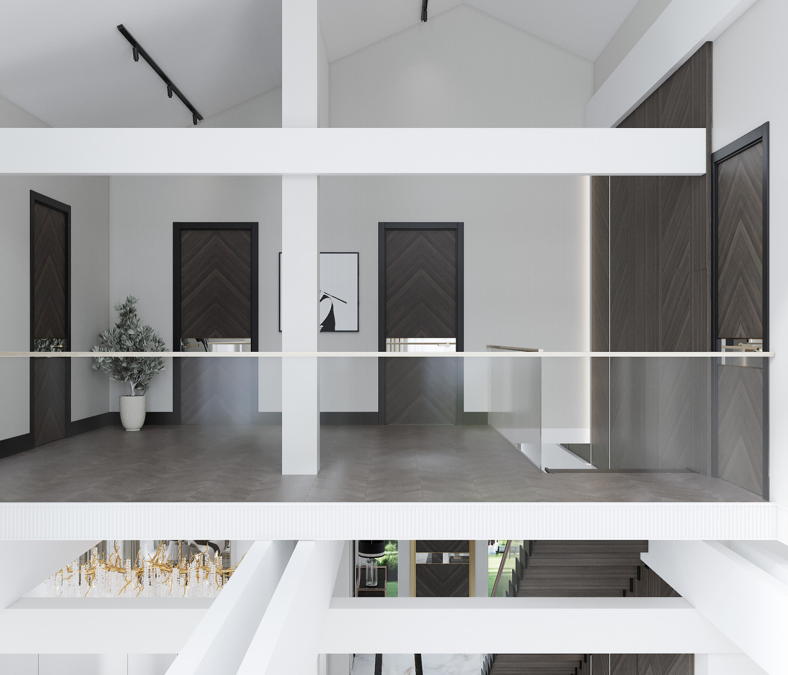 Фахверковый дом на 300 м2, в стиле ар-деко