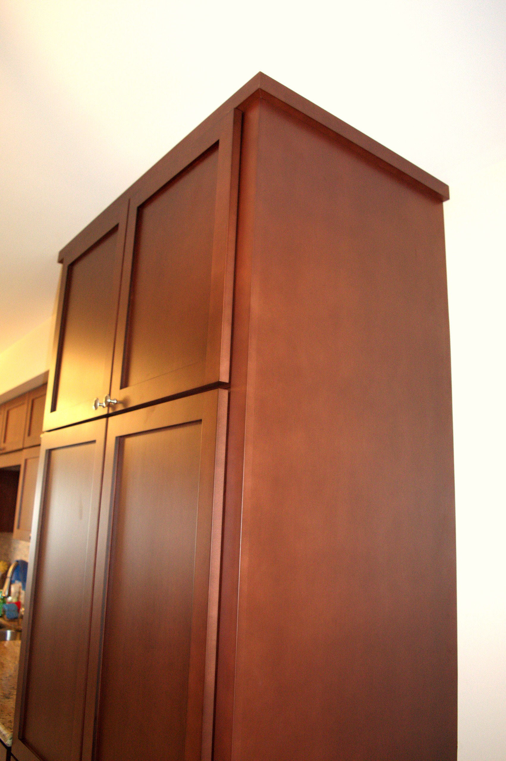 Custom Made Pantry Cabinet and Shelves