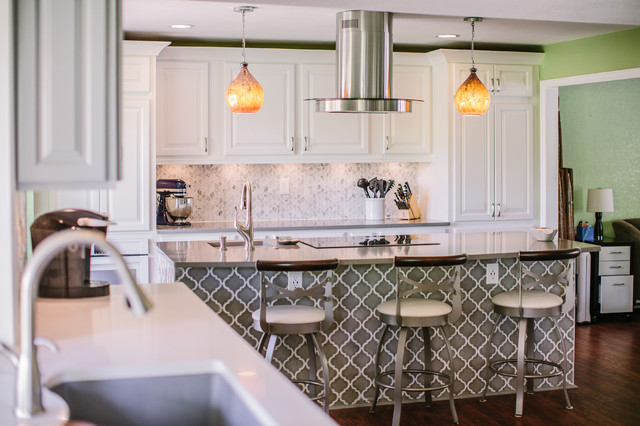 Fresh & Bright Centennial Kitchen Renovation transitional-kitchen