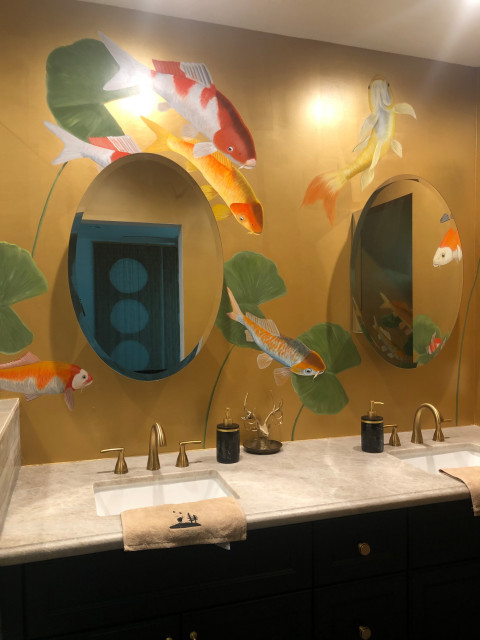 Fish popular bathroom