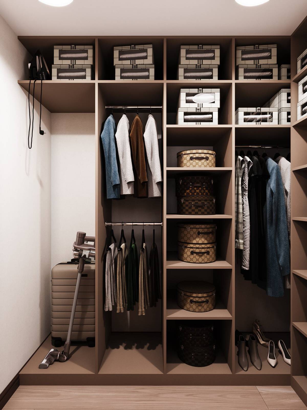 Дизайн гардеробной