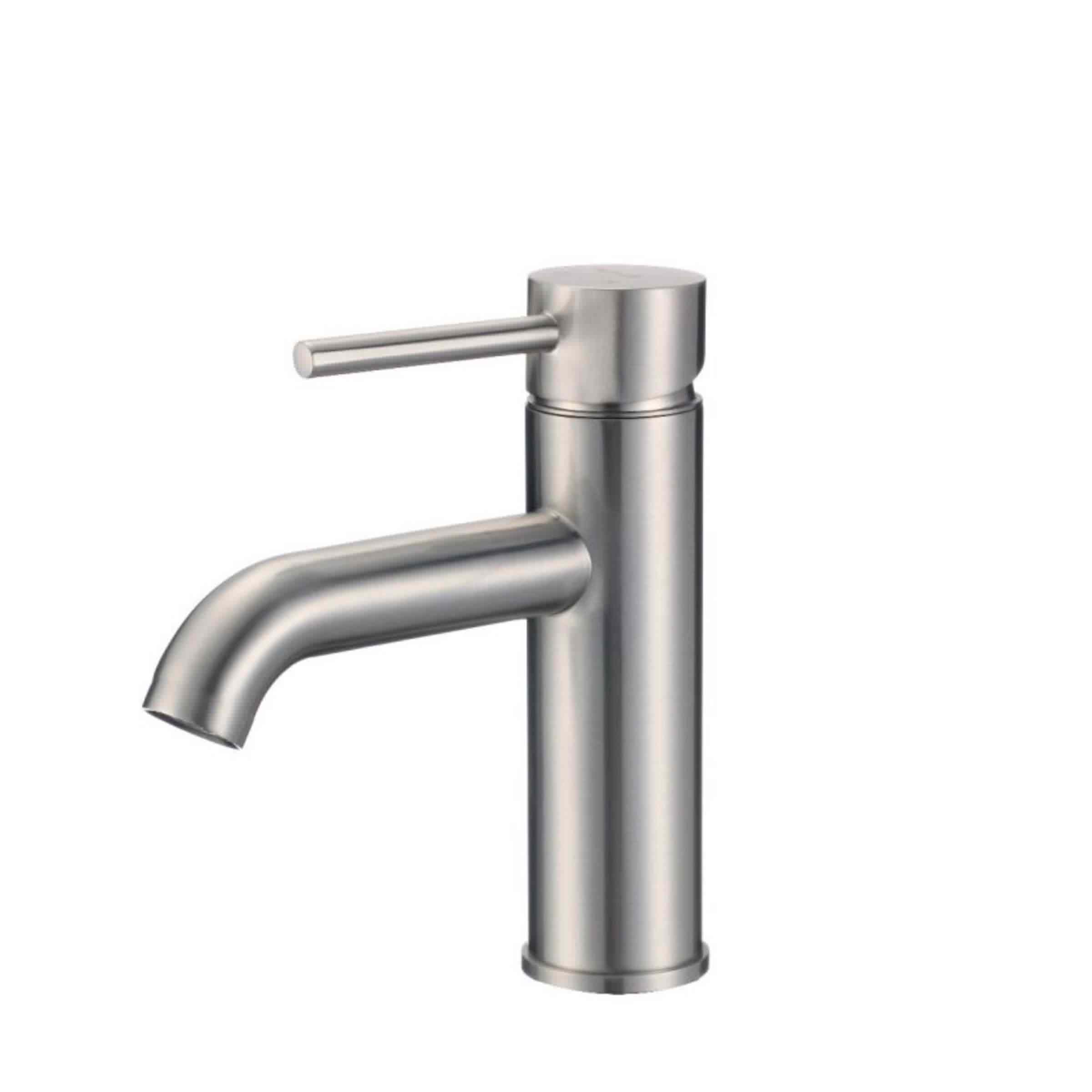 Single Handle Basin Faucet.     Finishes: Matte Black, & Chrome (RA-1758BN)