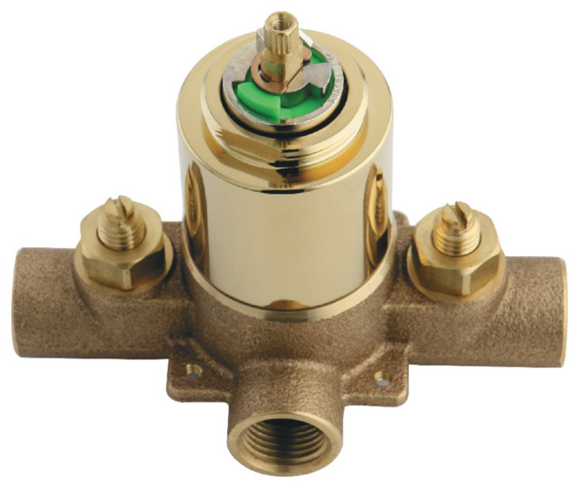 KB652V Pressure Balanced RoughIn Tub & Shower Valve,Stops, Polished