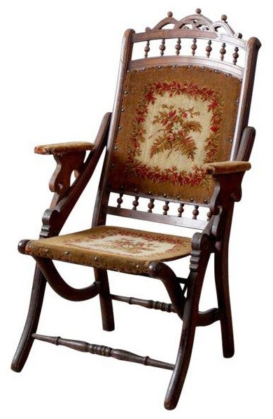 upholstered folding chair