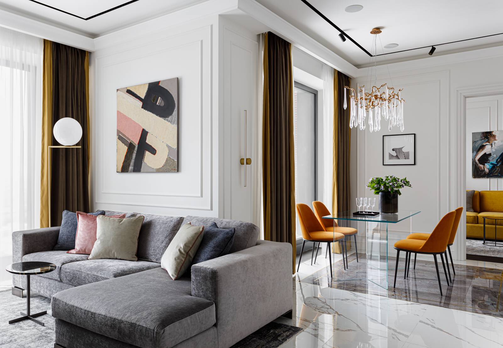 реализованный дизайн-проект в ЖК "Прайм Парк"