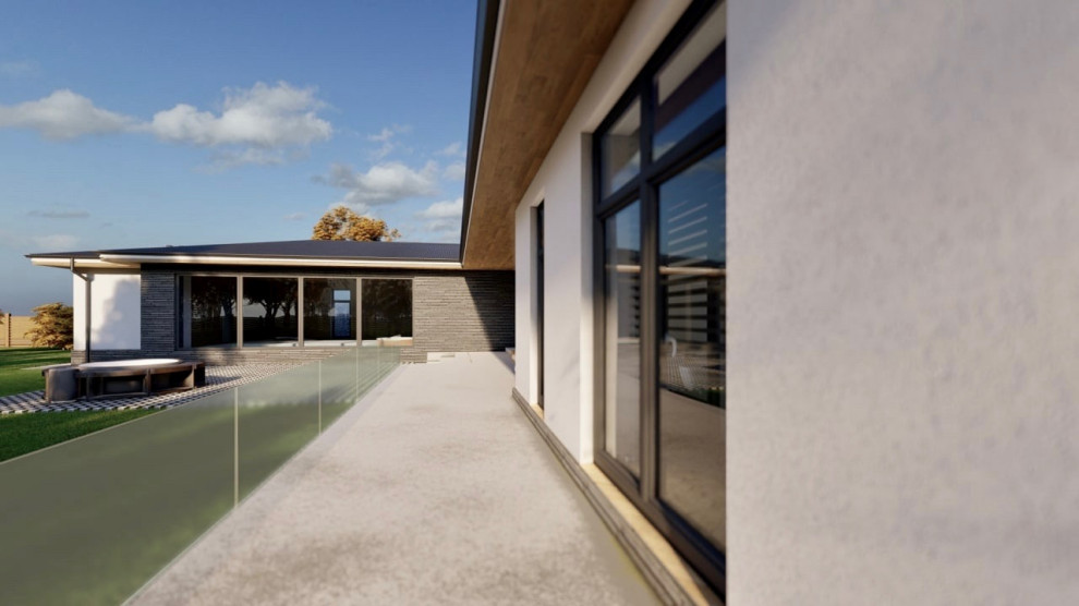 Проект одноэтажного жилого дома с зоной СПА