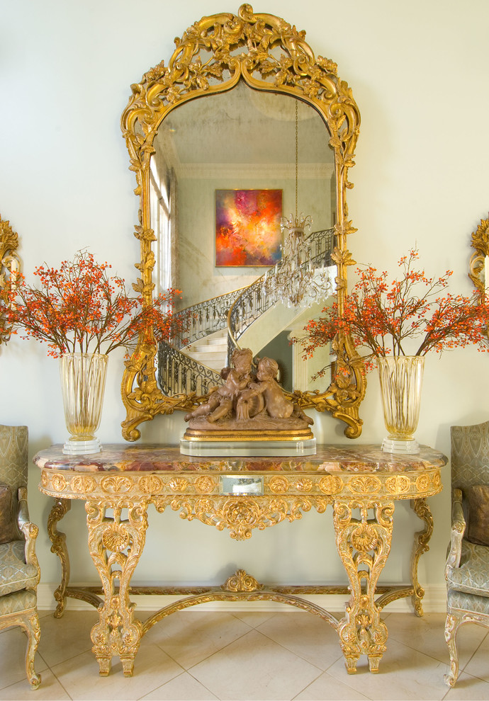 Entryway - contemporary entryway idea in Dallas