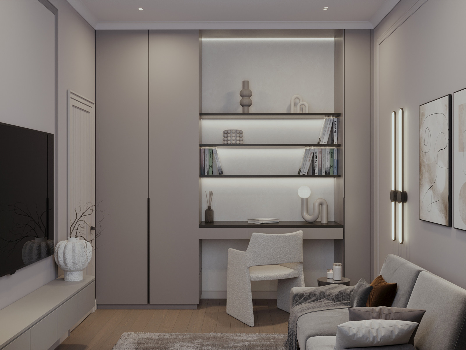 Загородный дом. Дизайн интерьера.