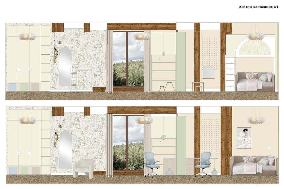 Детская комната для девочки